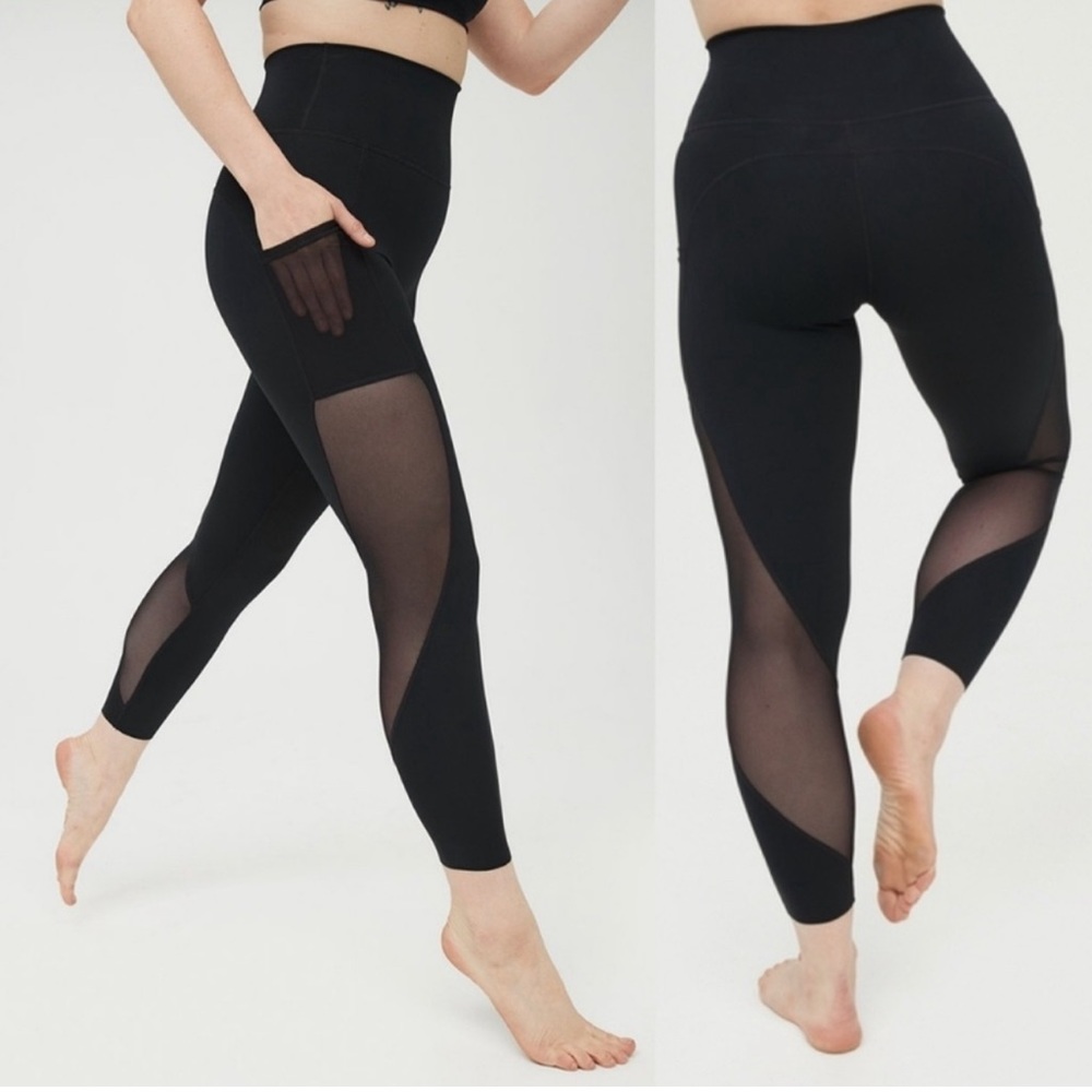 Aerie Goals High Waisted Mesh Pocket Legging